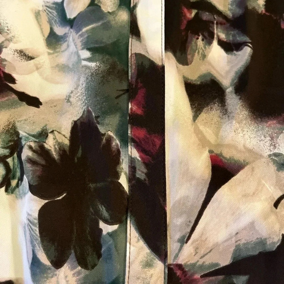 Jennifer Lopez Floral Long Sleeve Blouse | Women’s S - Picture 3 of 5